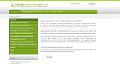 Desktop Screenshot of hausratversicherungen.com